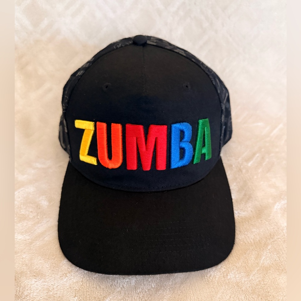 Zumba Fitness Black Cap with Multicolor Logo